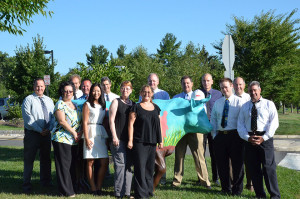 V.J. Scozzari & Sons Employees with Bert the Ox