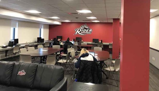 Rider University Athletic Department Study Lounge